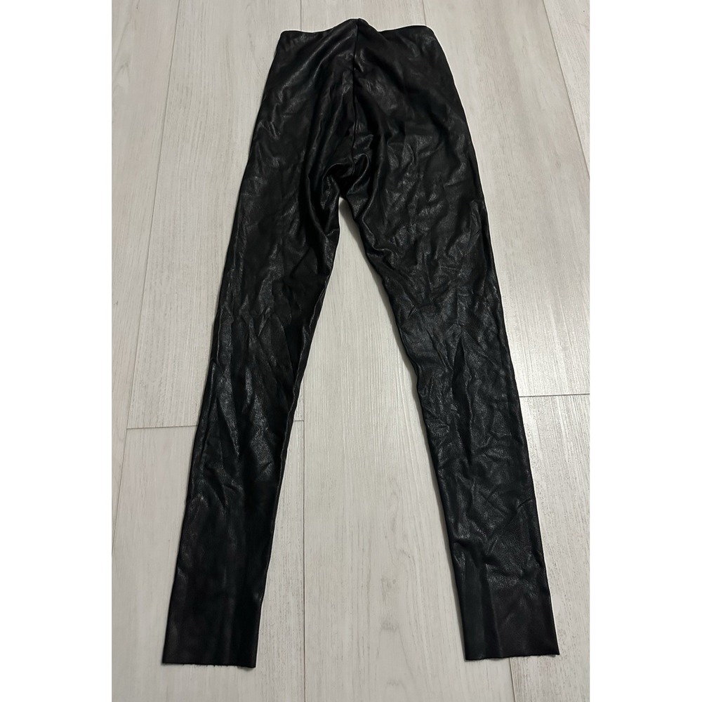 Commando Perfect Control Faux Leather Leggings High Rise Size S Black - Picture 8 of 8